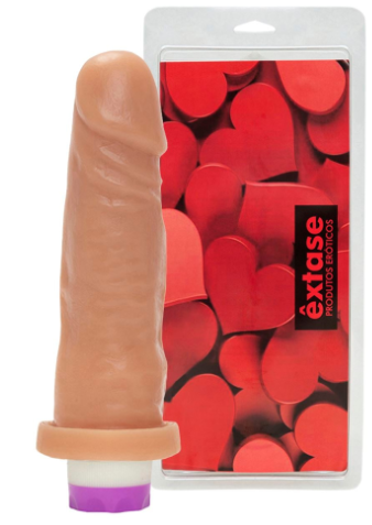 Prótese Realística com Vibrador (Êxtase)